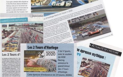 La presse parle du retour des 2 Tours d’Horloge 2020 sur le Circuit Paul Ricard les 6, 7 et 8 novembre !