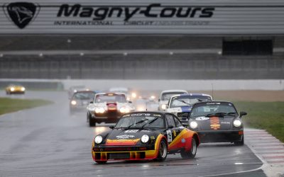 6H Magny-Cours : The VHCs return to the track Jean-Claude Andruet and Henri Leconte on the podium
