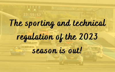 The sporting and technical regulation of the V de V 2023 season is out!