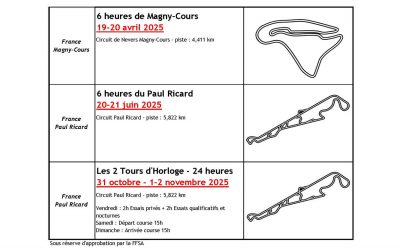 DÉCOUVREZ LE CALENDRIER V DE V SPORTS 2025