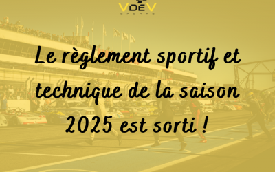 Le règlement sportif et technique de la saison V de V 2025 est sorti !