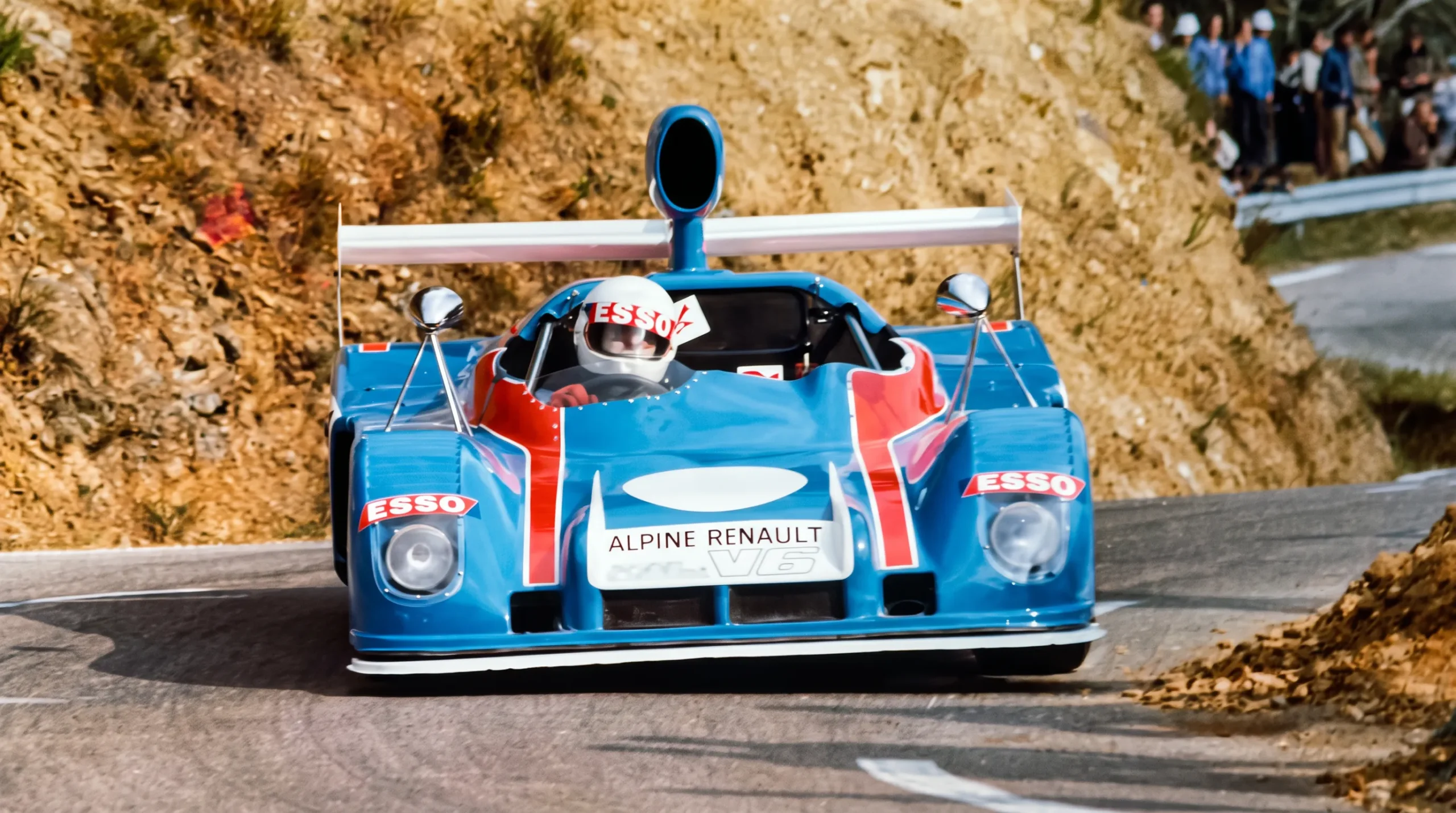 Jean Ortelli at the wheel of the Alpine A441 that will open Les 2 Tours d’Horloge 2026 – Photo Stéphane Ortelli archives